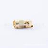 Conector sma de punto electrónico Jingran de alta frecuencia tornillo interno pin interno sma-jw engarzado cable RG174 SMA macho acodado