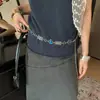 Cadena de Cintura con Corazón de Flor Estilo Étnico Retro Diseño Nicho para Mujer Cinturón Metálico Accesorios para Falda Bohemia