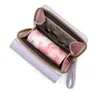 Nueva Cartera Corta para Mujer con Diseño Simple de Corazón Bordado, Portatarjetas Plegable en Tres con Múltiples Ranuras para Tarjetas y Compartimento para Efectivo
