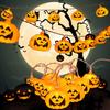 Luzes de Abóbora Brilhantes Luzes de Fio LED de Halloween Decoração de Cena de Terror ao Ar Livre Enfeites Pendurados Amazon