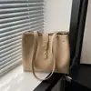 Bolsa Tote Casual Retro para Mujer, Nuevo Estilo Otoño e Invierno, Bolso de Hombro Versátil para el Trabajo, Bolso de Mano con Textura de Alta Calidad