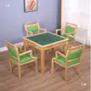 Mesas y Sillas de Comedor de Madera Maciza para Residencias de Ancianos y Centros de Enfermería, Muebles para Personas Mayores, Apartamentos Adaptados para el Envejecimiento, Mesas y Sillas