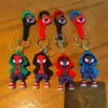 Sudadera Popular Hombre Araña Tejida Llavero Marvel Máquina Expendedora Souvenir de Comercio Exterior Pequeño Regalo Regalo
