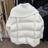 Chaqueta de Algodón Patchwork Estilo Coreano para Mujer, Nueva Moda Invierno 2026 Diseño Versátil Casual Nicho Abrigo Cálido