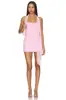 Vestido Curto Estilo Europeu Transfronteiriço para Festa Gola Halter Decote Quadrado Chiffon Plissado Fita Costas Abertas Zíper Cintura Alta Modelo Evasê