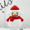 Llavero Navideño de Venta Caliente Transfronterizo Colgante de PVC Colgante de Árbol de Navidad de Dibujos Animados Llavero de Muñeca Multifuncional DIY