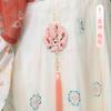 [Qianli] Bolsita Bordada, Colgante de Bolsita de Cuello de Osmanthus, Bolsita de Flor de Durazno, Doce Dioses de las Flores, Accesorios de la Dinastía Han al por Mayor