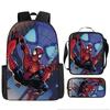Mochila Transfronteriza de Dibujos Animados de Marvel Spider-Man Mundo Paralelo Mochila de Dibujos Animados para Estudiantes Bolsa Escolar para Niños Estuche