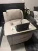 Cabina de Sofá Espacial de Primera Clase, Silla Reclinable Eléctrica Multifuncional de Cuero Transpirable para Computadora, Sofá para Belleza, Manicure, Pestañas