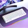 Teclado Mecânico Gamer K33 com Fio e 61 Teclas - Pequeno Ba