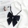 Camisa Feminina Vinho Tinto Ciano Série Japonesa 100 JK Cor Sólida Raiz de Pena Gravatas Borboleta Estudantes Usam Gola Pequena Flor Gola Básica Flor Moda