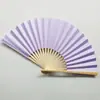 Chegada Nova 2018 Leque de Papel Colorido de Lado Único 23CM 8 Cores Disponíveis Rosa Fofo