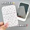 Coleção Coração Fofo Feminino Espelho Pequeno Exclusivo para Dormitório Estudantil Espelho de Maquiagem Portátil para Meninas Espelho Dobrável para Mesa