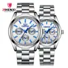 Chenxi/Chenxi Reloj de Cuarzo Casual para Pareja Electrónico 006B Reloj de Pulsera Reloj con Movimiento de Cuarzo Doméstico