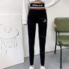 Leggings de Modal con Estampado, Cintura Alta, Levanta Glúteos, Transpirables, Pantalones de Nueve Puntos, Versátiles, Adelgazantes, Al Por Mayor, Alta Elasticidad, Estampado de Leopardo