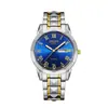 Reloj de Movimiento Nuevo Estilo Hong Kong Poligonal Moda Auténtico Completamente Automático Resistente al Agua Luminoso Tendencia de Moda Coreana para Hombres