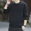 Sudadera de Alta Calidad para Hombre, Camiseta de Algodón de Manga Larga de Moda Otoñal, Pantalones Versátiles para Hombre, Chaqueta Casual, Top para Hombre Joven