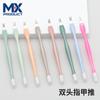 Empujador de Cutículas para Uñas, Removedor de Esmalte de Uñas de Doble Extremo, Empujador de Cutículas de Acero Inoxidable de Doble Extremo, Raspador de Cutículas Exfoliante para Manicura