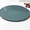 Procesamiento Vidrio Redondo de 5 mm para Gabinete Vidrio de Escritorio Gris Transparente Vidrio Templado Vidrio de Alta Calidad