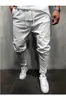 Comercio Exterior Amazon Más Vendido Pantalones Casuales Deportivos para Hombre de Algodón y Lino Transpirables de Tobillo Moda Sencillos Delgados Pantalones para Hombre