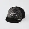 Gorra de béisbol estilo coreano para niños con estampado de leopardo y bloques de color BIRD07 Star Baby, protección solar versátil para niños y niñas