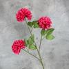Crisantemo de 3 cabezas simulado Crisantemo Tenis de mesa Boda Crisantemo Decoración del hogar Arreglo Hortensia Diente de león Transfronterizo Adornos de flores falsas Venta al por mayor