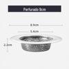 Filtro de aço inoxidável para pia de cozinha, ralo de lavatório, filtro anti-entupimento para piscina, tampa para ralo de piso de banheiro