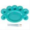 Venta caliente de productos genuinos, paleta de pinceles, juego de pintura acrílica, pintura impermeable DIY pintada a mano para pintura infantil