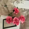 Flor artificial serie Rosa Roja, flor falsa para boda, flor de seda, flor hecha a mano, fondo para salón de bodas, pared de flores, arreglo floral, decoración, hortensia
