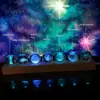 Dragon Ball de Cristal Creativo Transfronterizo Bola de Cristal Luminosa Matriz de Siete Estrellas Regalo de Cumpleaños Decoraciones para el Hogar Péndulo de Lujo Ligero