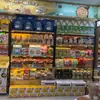 Expositor de Frutas em Camadas Feito Sob Medida para Supermercado de Alimentos Frescos Prateleira de Frutas e Legumes de Supermercado Estante de Loja de Frutas Mesa de Corte de Frutas Balcão de Caixa