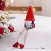 Venta Caliente Transfronteriza Colgante de Muñeco de Papá Noel Decoraciones Creativas Navideñas de Peluche con Capucha y Sin Rostro