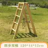 Jardín de Infancia Caja de Juegos Anji Barra de Equilibrio Infantil Marco de Trepa con Rodillos Escalera de Madera Carbonizada Equipo de Entrenamiento Sensorial para Exteriores