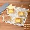 Bolsa para Pasteles de Luna de Mediados de Otoño Estilo Cantonés Fluida Pastel de Luna Alto Valor Estilo Chino 50g 75g Bolsa de Embalaje para Pasteles de Luna con Soporte para Pastel