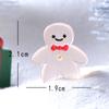 Navidad Transfronterizo Lindo Luminoso Mini Hombre de Jengibre Micro Paisaje Escena de Nieve Pequeños Adornos DIY Accesorios de Navidad Venta al por Mayor