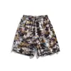 Shorts de Trabajo Camuflados de Secado Rápido Estilo Japonés Moderno para Hombre, Shorts Casuales Deportivos para Exteriores de Corte Holgado de Cinco Puntos