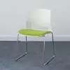 Cadeira de Escritório para Quarto de Casa Estudante Atividade ao Ar Livre Cadeira Arco Cadeira com Encosto de Plástico Simples Cadeira para Reunião de Equipe Treinamento