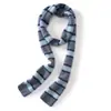 Nuevo Cachemir Transfronterizo Bloque de Color Raya Otoño e Invierno Cálido Protección contra el Frío Unisex Simple Suave Versátil Estilo