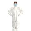 Ropa protectora desechable para matar y rociar ropa de trabajo base de cría antiincrustante y a prueba de polvo pegatinas ropa de aislamiento con cubrepiés