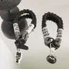 Colgante de Gato Negro Lindo Correa para Funda de Teléfono Móvil Correa Corta para Muñeca Cadena para Colgar Taza de Agua Fuerte y Duradera Universal para Teléfono Móvil