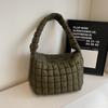 Bolsa Plegada Nube Estilo Coreano para Mujer 2024 Nueva Moda Gran Capacidad Bolsa Nube Burbuja Artística Bolso de Hombro Cruzado