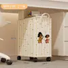 Cesta de Almacenamiento Plegable de Cachorro de Dibujos Animados, Cesta de Almacenamiento Portátil Multifuncional con Ruedas para Hogar, Dormitorio, Mesa, Caja de Almacenamiento Móvil