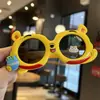Óculos de Sol Polarizados Infantis do Ursinho Pooh Óculos de Sol da Moda Urso Silicone Macio Fofo Proteção UV Crianças Desenho Animado