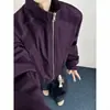 Chaqueta de Patchwork Otoñal Transfronteriza Nueva Tendencia Americana Holgada con Cuello Alto Ropa de Abrigo Versátil para Hombre para Exteriores Chaqueta de Vuelo