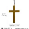 Cruz de Sacerdote Cruz de Freira Dourada Brinquedo de Plástico Acessórios para Fantasia de Freira Adereços para Desempenho de Formatura Fantasia