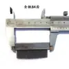 Peine de hierro sin enganches acero inoxidable tejido denso fila única resistente universal engrosado molino textil peine de aguja dientes ultradensos