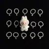 Mini Labubu Cuarta Generación Caja Sorpresa Ropa de Muñeca Collar Colgante Labubu 26 Letras Collar de Perlas Accesorios de Joyería