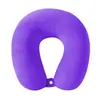 Algodón PP almohada en forma de U viaje portátil almohada para avión almohada para cuello de coche almohada para siesta actividades logotipo personalizado al por mayor
