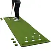Ventas Directas de Fábrica Portátil Artificial Simulación Putting Green Alfombra de Putting Putting Green de Seis Hoyos Dispositivo de Práctica de Putting de Golf