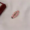Pasador Lateral de Flor Bordada, Pinza para el Cabello de Estilo Coreano Nuevo de Alta Gama, Pinza para Flequillo de la Frente, Juego de Pinzas Bb de Estilo Festivo